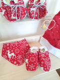 Christmas Bib and Booties Pack - In Stock